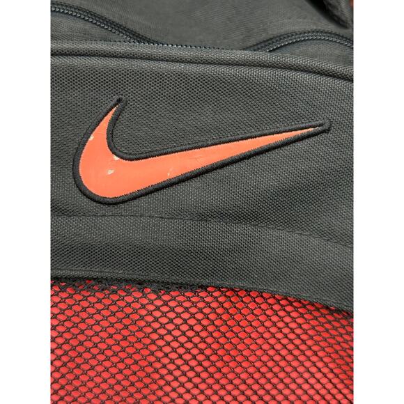 Nike Luggage Convertible Rolling Bag to Backpack Black Coral Carry On Travel GUC - Picture 3 of 12